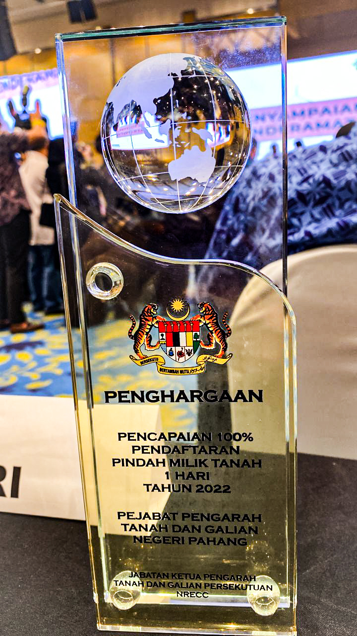 Pencapaian Prestasi 100% PMT 1 Hari